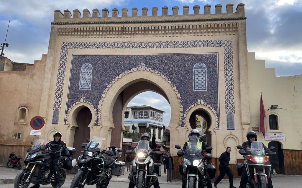 Puerta Azul de fez, la entrada a la Medina.