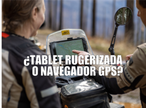 Accesorios de moto: tablet rugerizada vs Navegador GPS