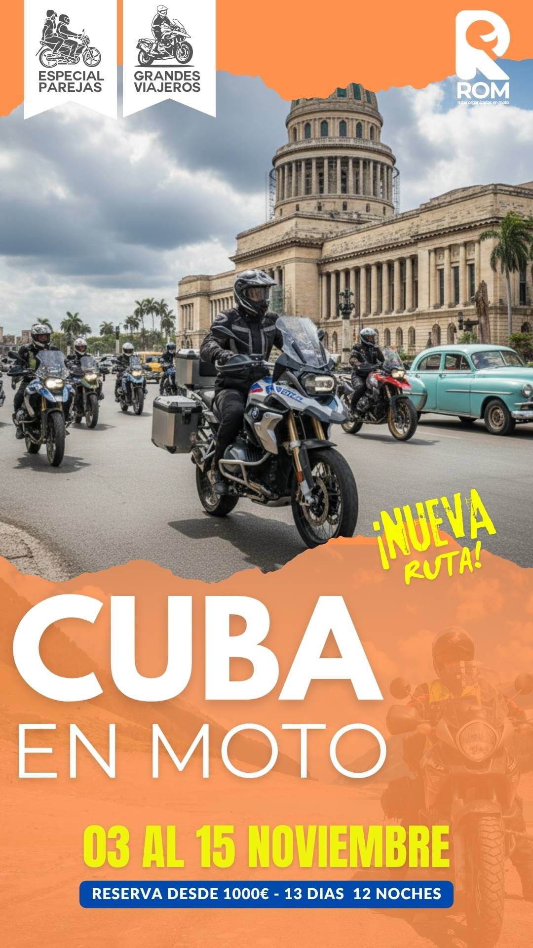 Cuba en Moto